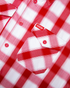 GINGHAM BAMBOO SHORT SLEEVE BUTTON UP - MENS